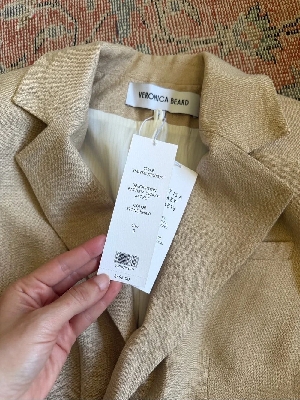 Veronica Beard Battista Dickey Jacket size 0 - Picture 6 of 7